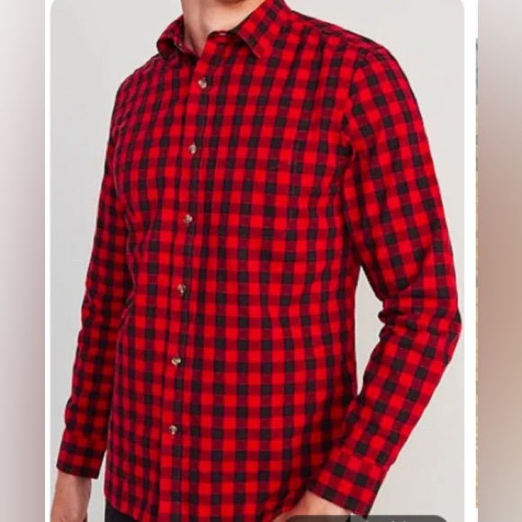 Old Navy Other - NWT Men’s Red Checkered Button Down Shirt XXL